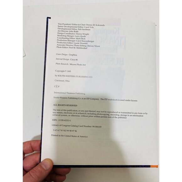 South-Western Keeping Financial Records 8th Ed. Comprehensive Guide Hardcover - Picture 7 of 10